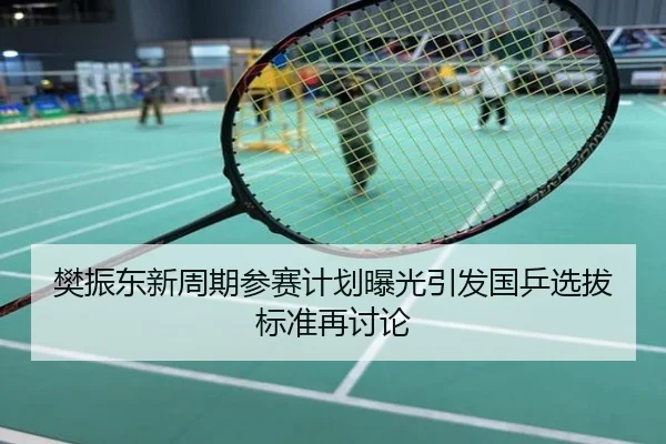 樊振东新周期参赛计划曝光引发国乒选拔标准再讨论